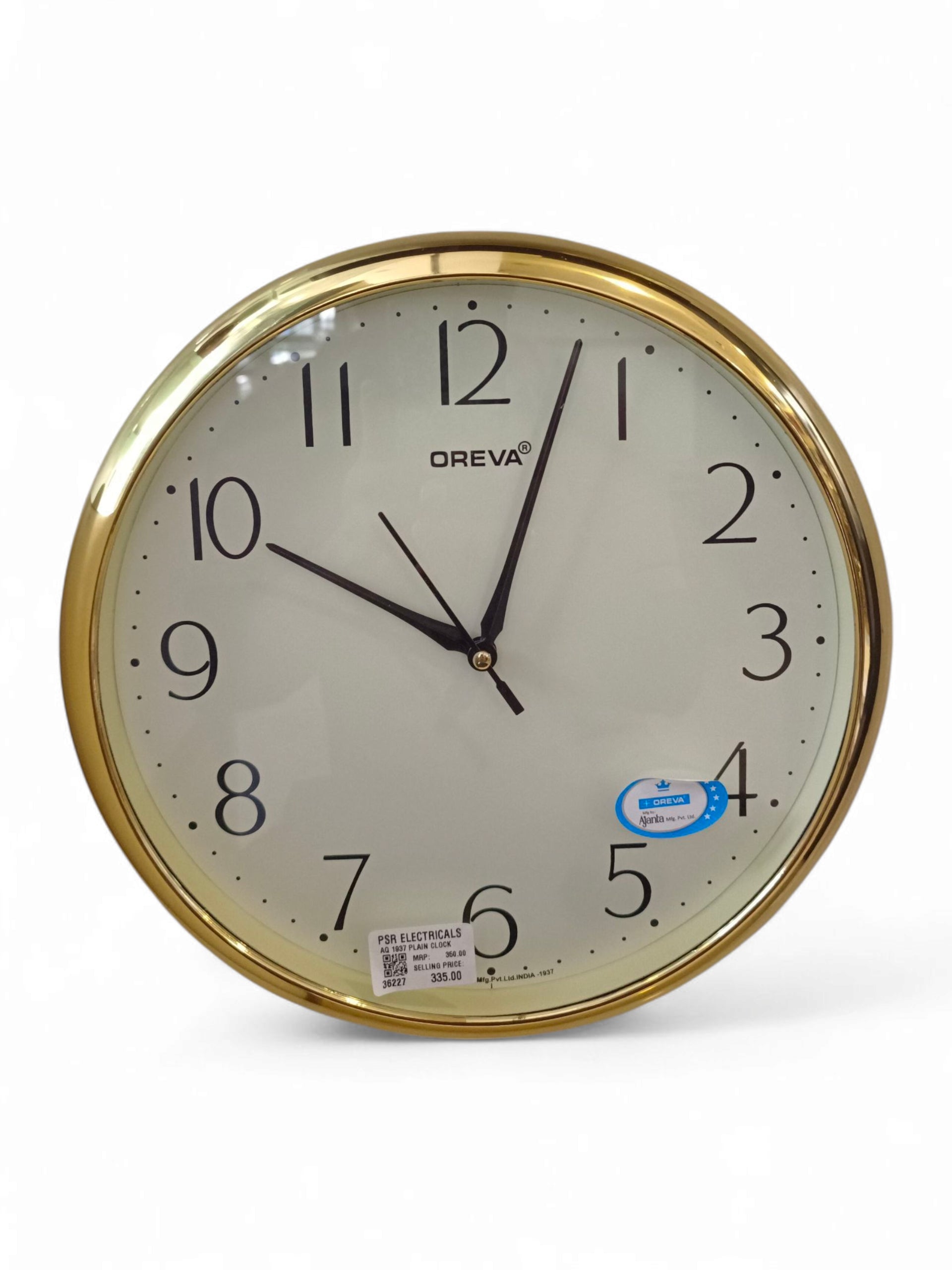 AQ 1937 PLAIN CLOCK AQ 1937 PLAIN CLOCK